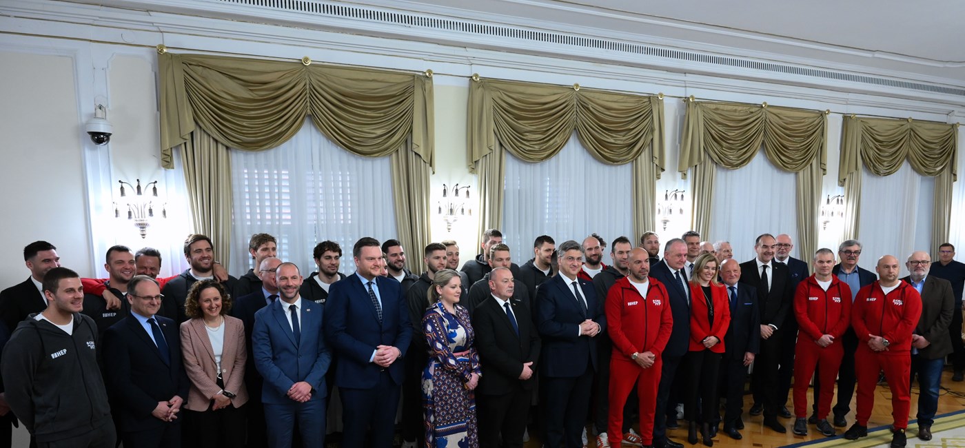 Plenković zlatnim vaterpolistima: Uzor ste mladima koji će se zahvaljujući seriji vaših uspjeha odlučiti baviti sportom